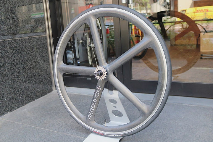 エアロスポーク AEROSPOKE 5バトン アルミ/カーボン クリンチャー シングル リアホイール バトンホイール【東京南麻布店】