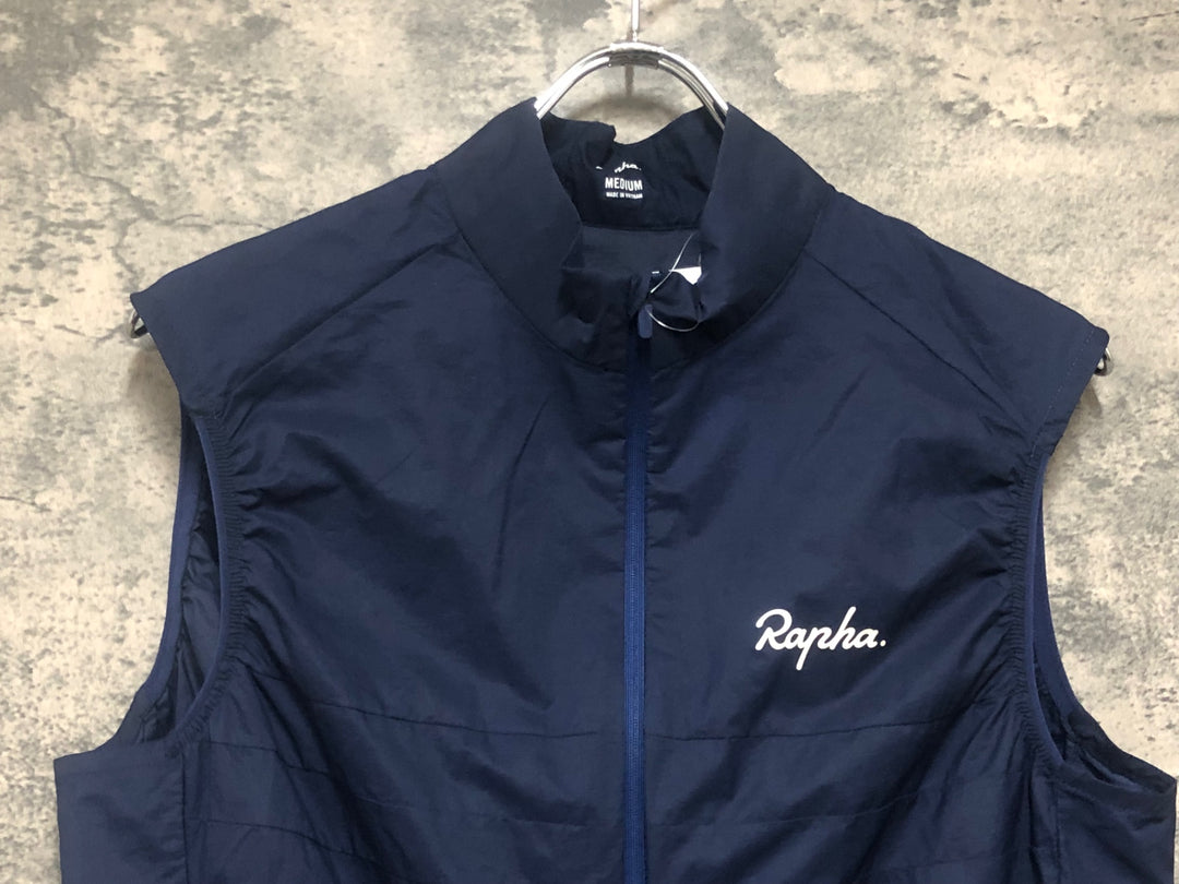 KO842 ラファ Rapha EXPLORE LIGHTWEIGHT GILET ジレ サイクルベスト 濃紺 M