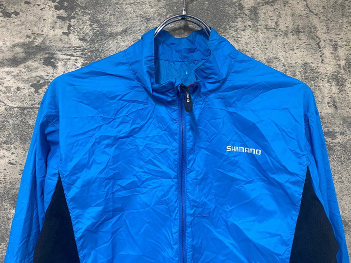JI616 シマノ SHIMANO ウインドブレイカー 青 L