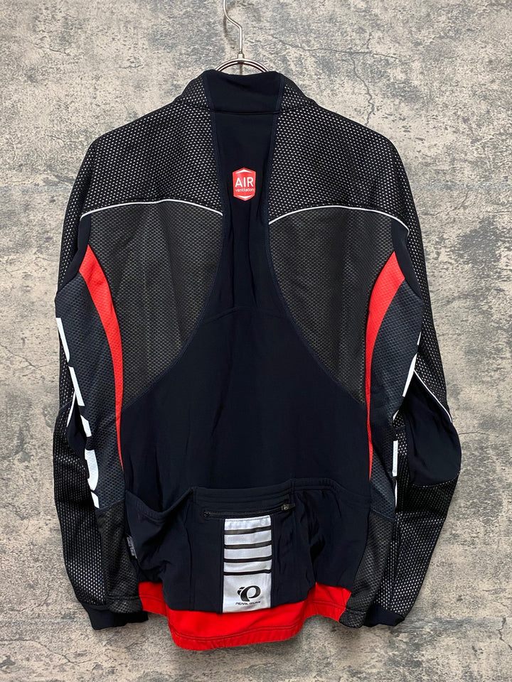 JX934 パールイズミ PEARL iZUMi プレミアム ウィンドブレーク サイクルジャケット 長袖 裏起毛 黒 L 0℃