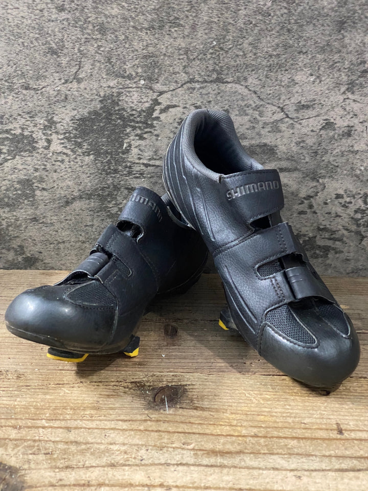 KE236 シマノ SHIMANO RP3 SH-PR300-S L ビンディングシューズ 3穴 黒 EU43