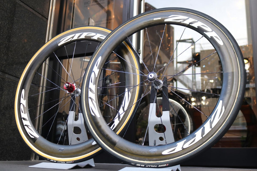 【訳あり】 ジップ ZIPP 404 カーボン チューブラー ホイールセット シマノ 10S 【東京南麻布店】