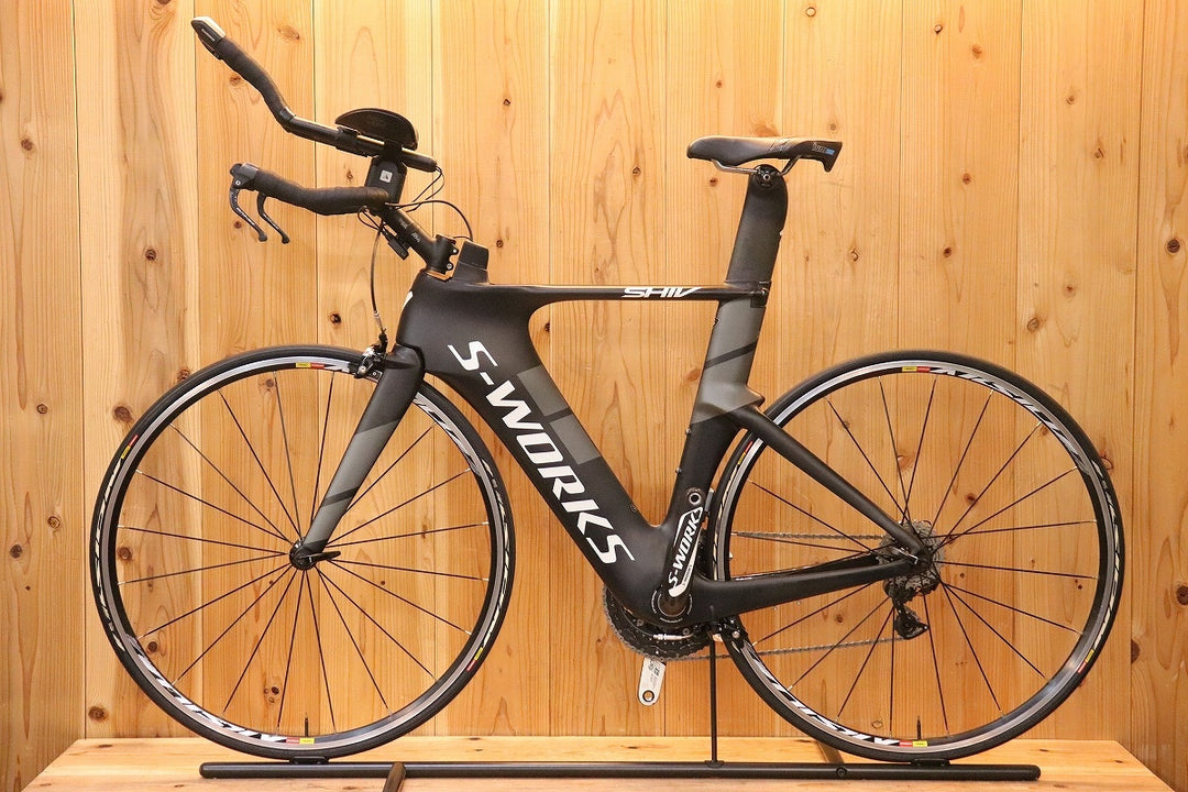 スペシャライズド SPECIALIZED シヴ S-WORKS SHIV 2016年モデル Sサイズ シマノ デュラエース 9070 MIX DI2 カーボン トライアスロンバイク 【芦屋店】