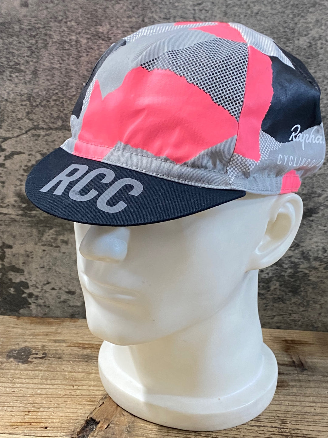 KG232 ラファ Rapha RCC CAP サイクルキャップ グレー ピンク 黒 ONESIZE