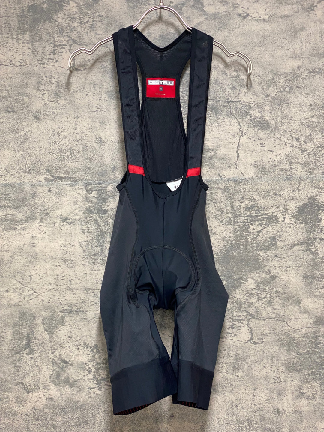 KC505 カステリ castelli ビブショーツ Mサイズ 赤黒