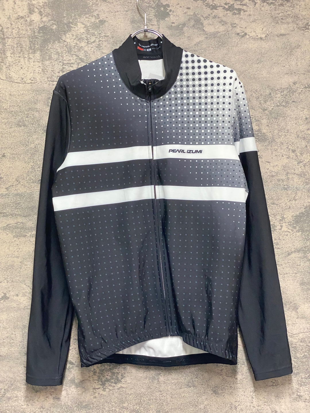 KN291 パールイズミ PEARL iZUMi 長袖 サイクルジャージ 黒 XL 裏起毛