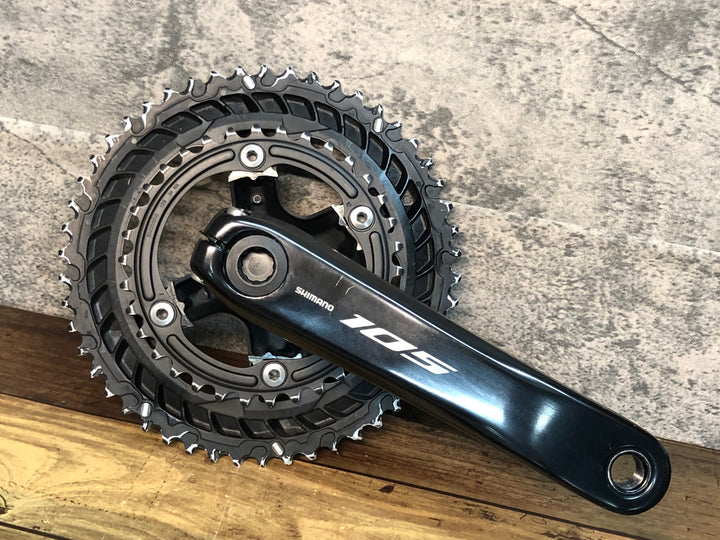 JD669 シマノ SHIMANO 105 FC-R7100 クランクセット 172.5mm 50/34T