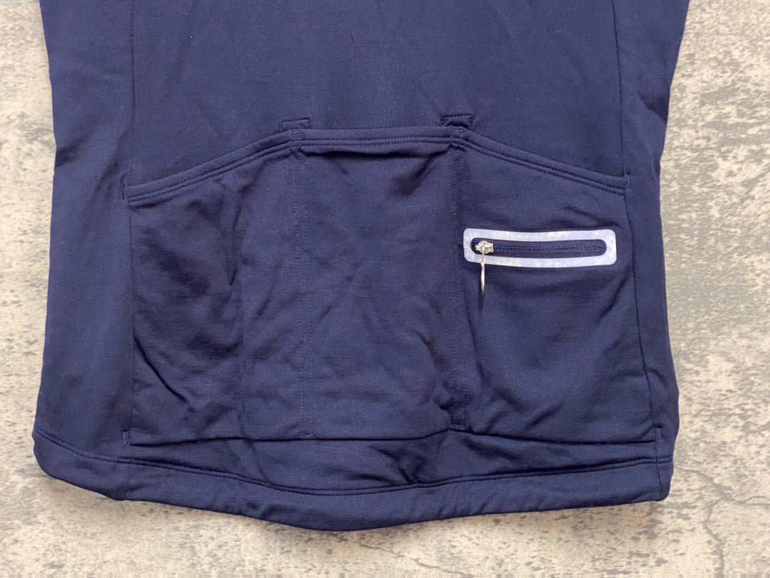 JY105 ラファ Rapha WOMEN'S CLASSIC JERSEY 半袖 サイクルジャージ レディース 紺 S