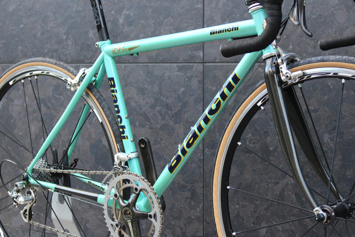 ビアンキ BIANCHI BORON XL 2001 カンパニョーロ レコード 10S MIX クロモリ ロードバイク EURUS 【福岡店】