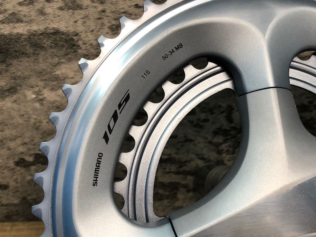 JR627 シマノ SHIMANO 105 FC-R7000 クランクセット シルバー 50/34T 170mm