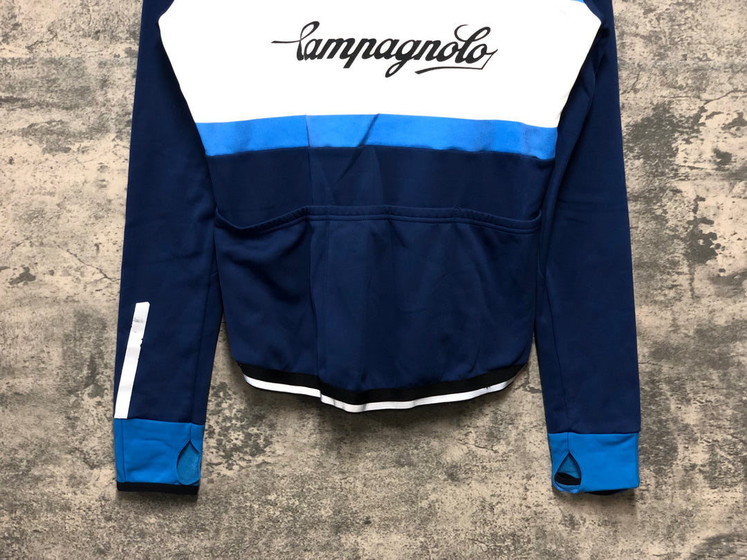 KJ349 カンパニョーロ CAMPAGNOLO 長袖 サイクルジャージ 紺 ※サイズ不明