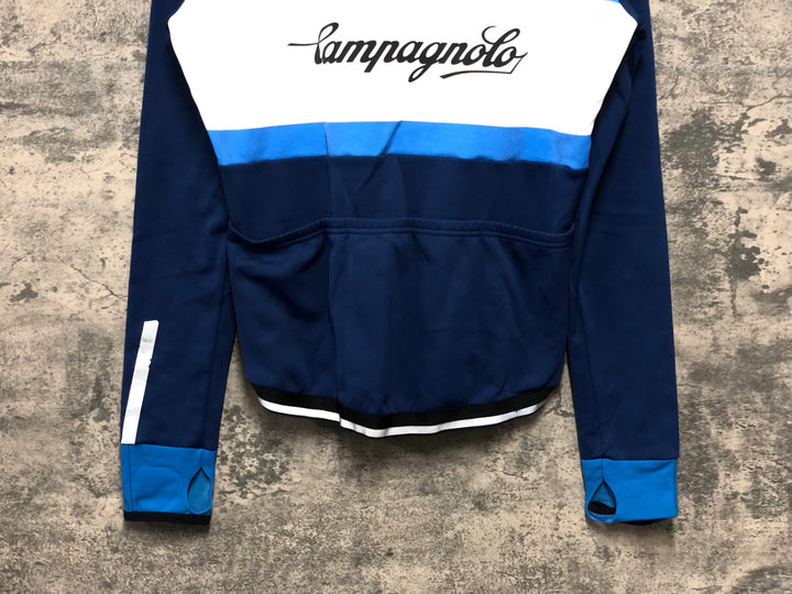 KJ349 カンパニョーロ CAMPAGNOLO 長袖 サイクルジャージ 紺 ※サイズ不明