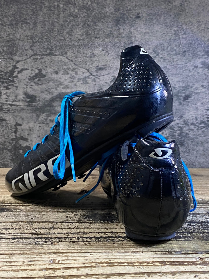 JO619 ジロ GIRO EMPIRE SLX ビンディングシューズ 3穴 レース 黒 EU40.5 EASTON EC90