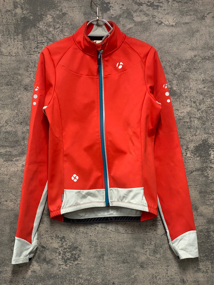 JX666 ボントレガー BONTRAGER RXL 180 SOFTSHELL JACKET WSD 長袖 サイクルジャケット オレンジ レディース S 裏起毛
