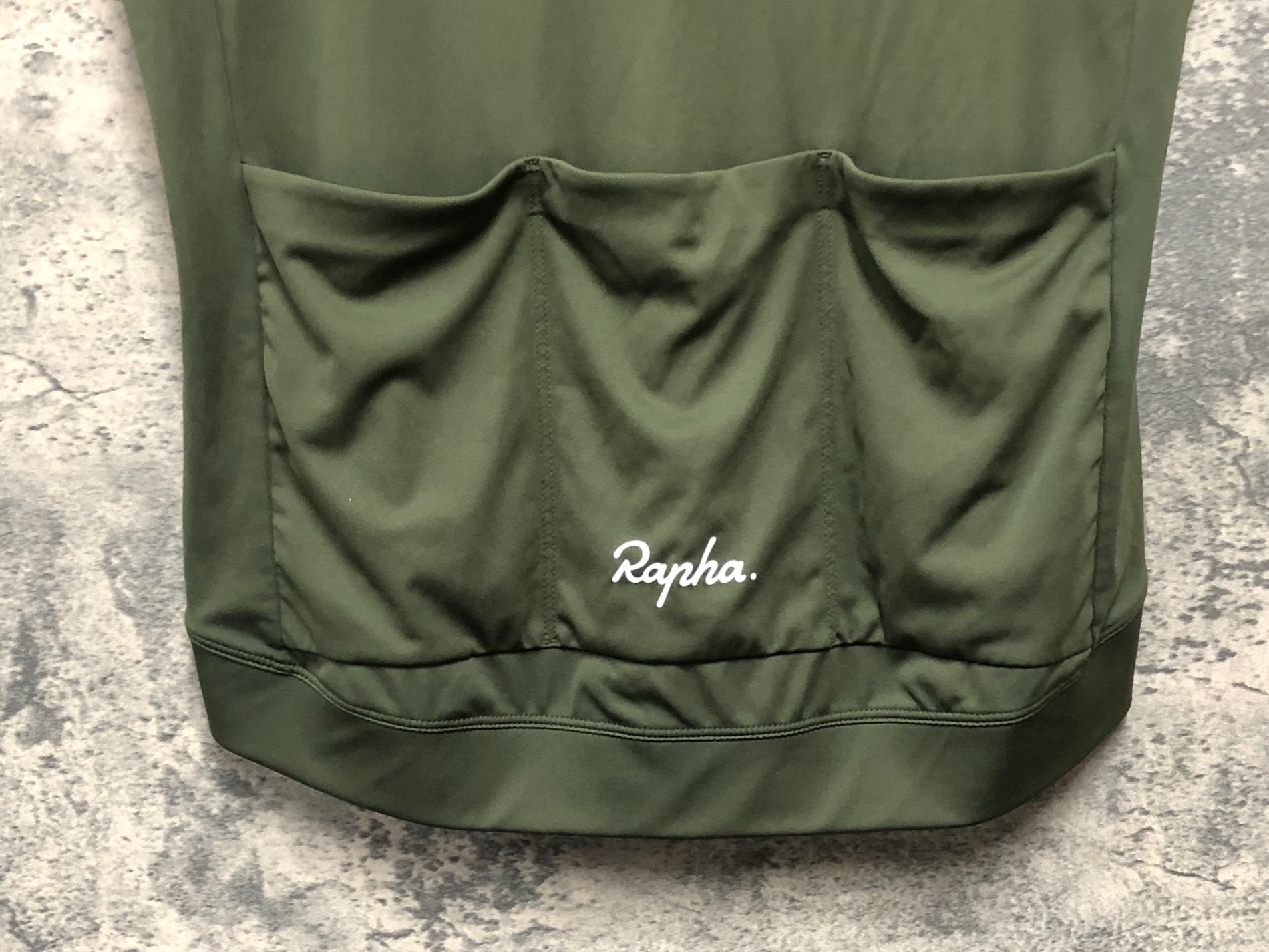 Rapha オリーブグリーン サイクルジャージ L KD856 ラファ Rapha CORE JERSEY 半袖 サイクルジャージ カーキ L