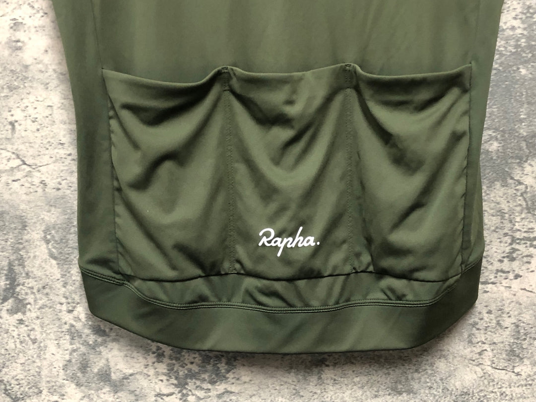 KD856 ラファ Rapha CORE JERSEY 半袖 サイクルジャージ カーキ L