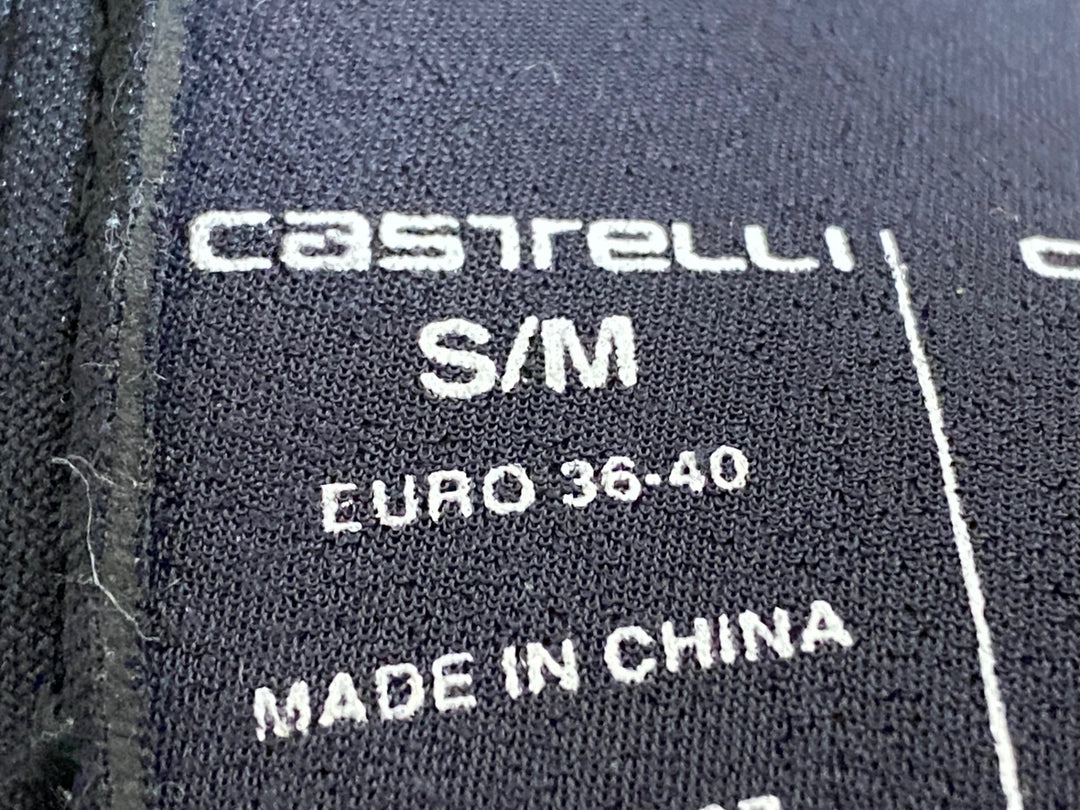 KH244 カステリ CASTELLI シューズカバー 黒 S/M