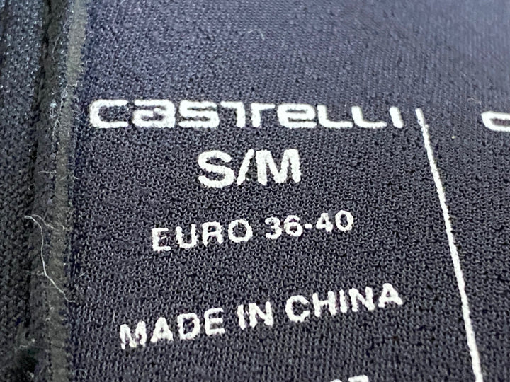 KH244 カステリ CASTELLI シューズカバー 黒 S/M