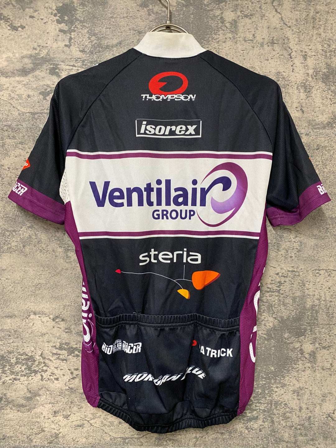 JV222 ビオレーサー BIORACER 半袖 サイクルジャージ 総柄 M Ventilair