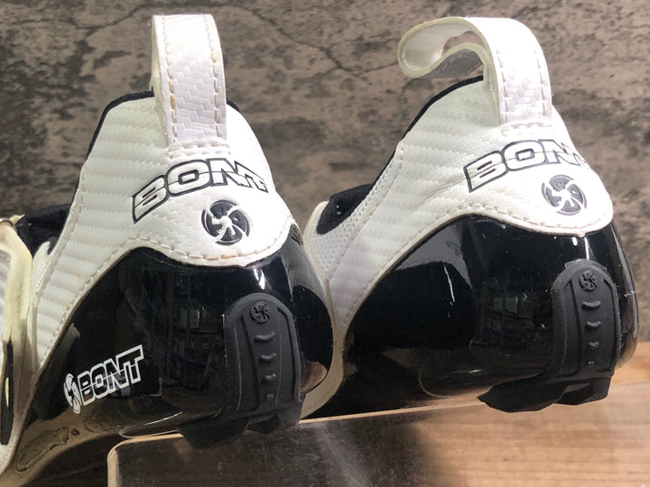 JE941 ボント BONT ライオット RIOT TR トライアスロン ビンディングシューズ EU44 ホワイト