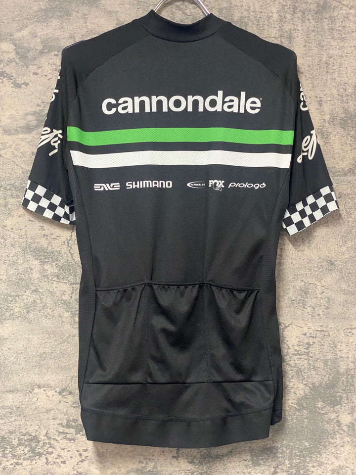 KH371 シマノ SHIMANO 半袖サイクルジャージ CANNONDALE M 黒