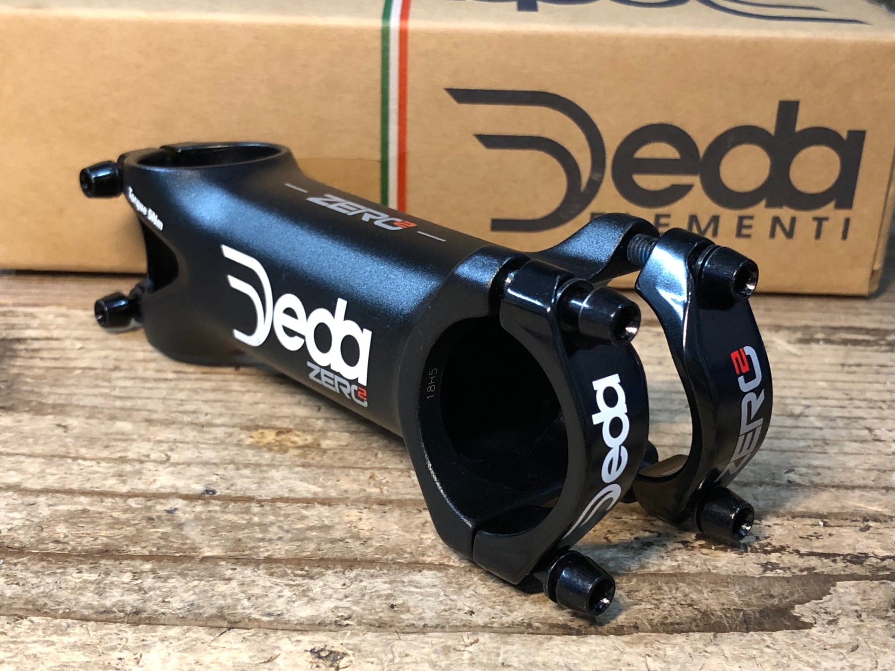 JQ749 デダ Deda ゼロ ZERO2 アルミ ステム 黒 OS Φ31.7 100mm 7