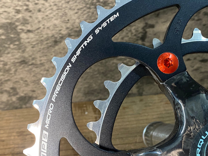 JR303 CAMPAGNOLO CENTAUR B&R CARBON FC12-CERB040C クランクセット 170mm 50/34T POWER TORQUE 10S
