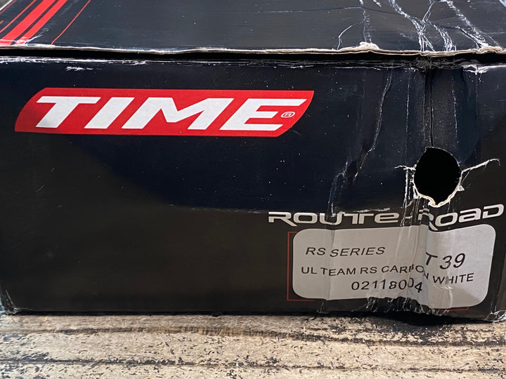 JR514 タイム TIME ULTEAM RS CARBON ビンディングシューズ 白 EU39