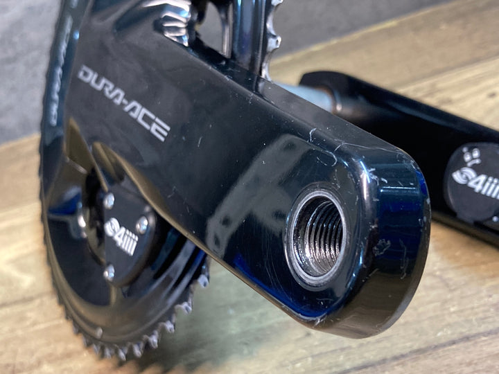JD230 4iiii シマノ SHIMANO FC-R9200 パワーメーター クランクセット 52/36T 172.5 ※バッテリーベース割れあり