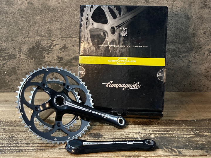 JR302 CAMPAGNOLO CENTAUR FC12-CE240 クランクセット 172.5mm 50/34T 黒 POWER TORQUE 10S