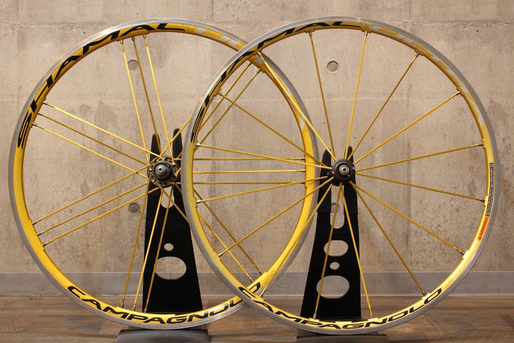 カンパニョーロ CAMPAGNOLO シャマル ウルトラ SHAMAL ULTRA GOLD アルミ クリンチャー ホイールセット シマノ 11/12S ナロー 15C【名古屋店】