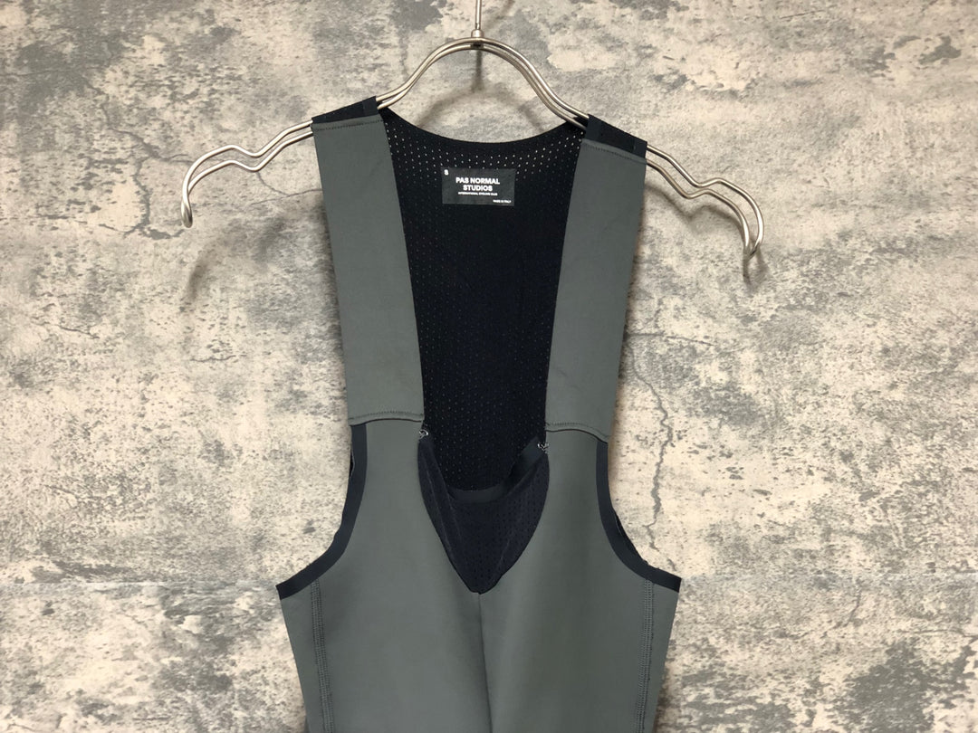 KK147 パスノーマルスタジオ PAS NORMAL STUDIOS MECHANISM DEEP WINTER LOGO BIBS ビブショーツ Sサイズ