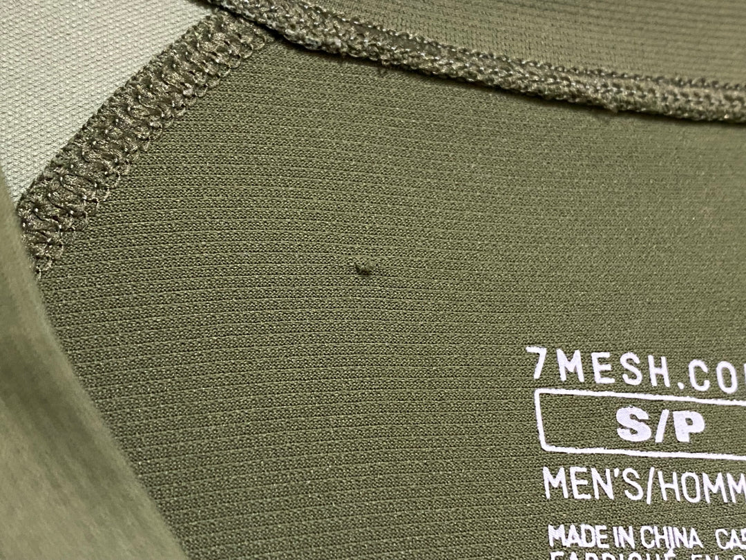 KQ728 セブンメッシュ 7MESH Tシャツ 長袖 緑 S