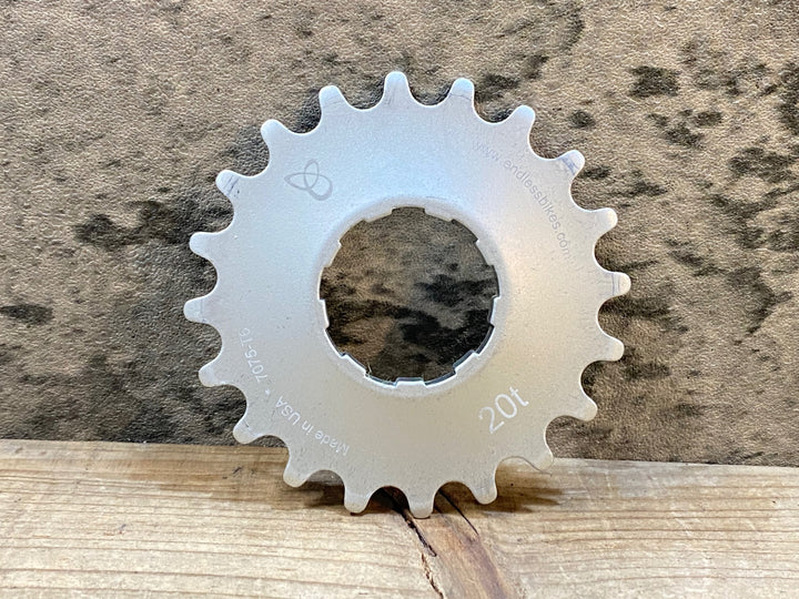JX678 エンドレスバイク ENDLESS BIKES kick ass cog フリー用 シングルコグ 20t シルバー