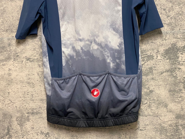 KF202 カステリ CASTELLI 半袖 サイクルジャージ グレー M