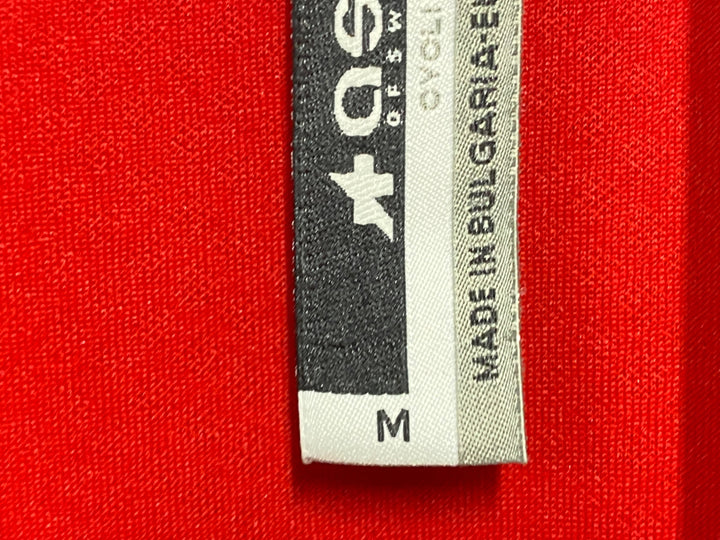 KI746 アソス assos S5 UNO 半袖 サイクルジャージ 赤 黒 M