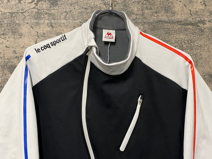 KH051 ルコックスポルティフ le coq sportif サイクルジャケット 黒 M 裏起毛