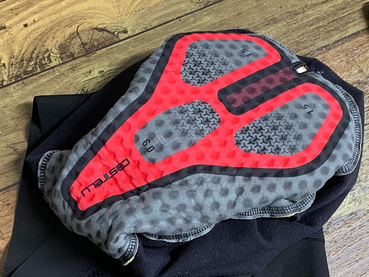 KF643 カステリ CASTELLI ビブタイツ 黒 S 裏起毛