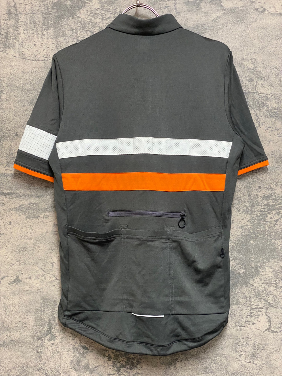 JO424 ラファ Rapha BREVET JERSEY 半袖 サイクルジャージ グレー M