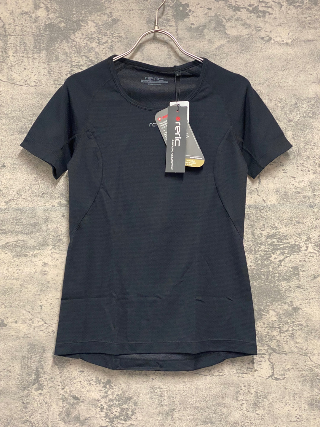 JW018 レリック reric Women's Semi-Fit Short Sleeve T-Shirts 半袖 黒 L レディース