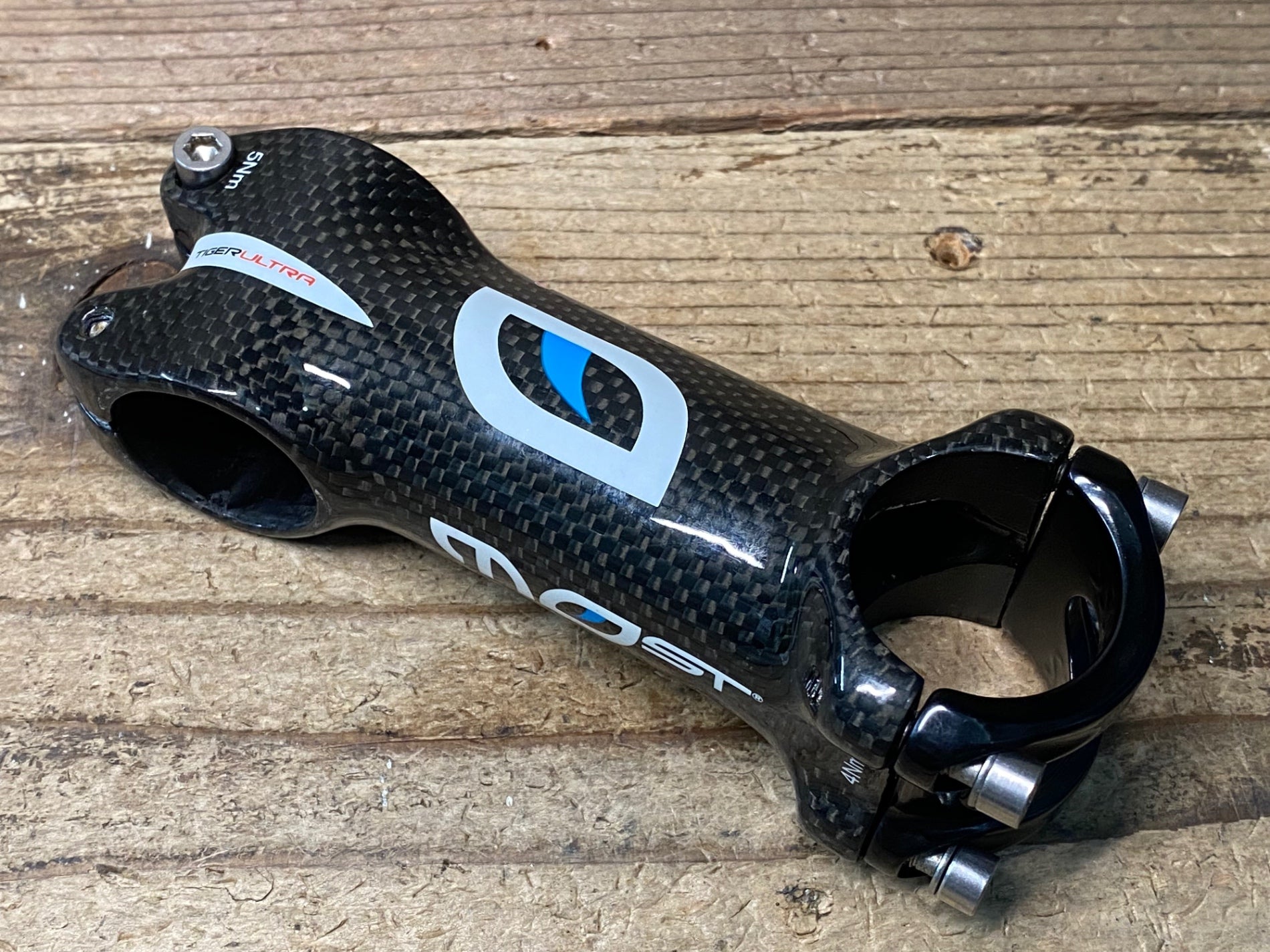 JP086 モスト MOST TIGER ULTRA ステム アルミ カーボンラップ 100mm