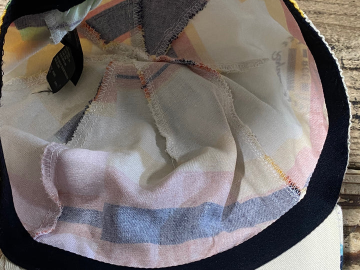 KD253 ラファ Rapha RCC ANNUAL CAP サイクルキャップ ベージュ 総柄 ワンサイズ