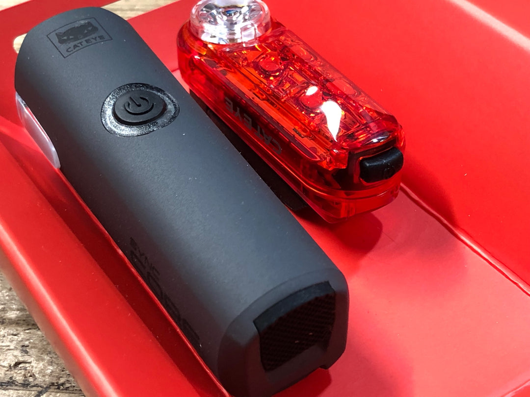 JW624 キャットアイ CATEYE SYNC CORE/SYNC KINETIC 前後ライトセット