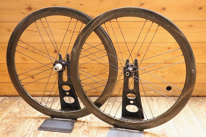 カンパニョーロ CAMPAGNOLO ボーラ BORA WTO 45 DB カーボン チューブレスレディ ホイールセット シマノ 11S/12S 【芦屋店】
