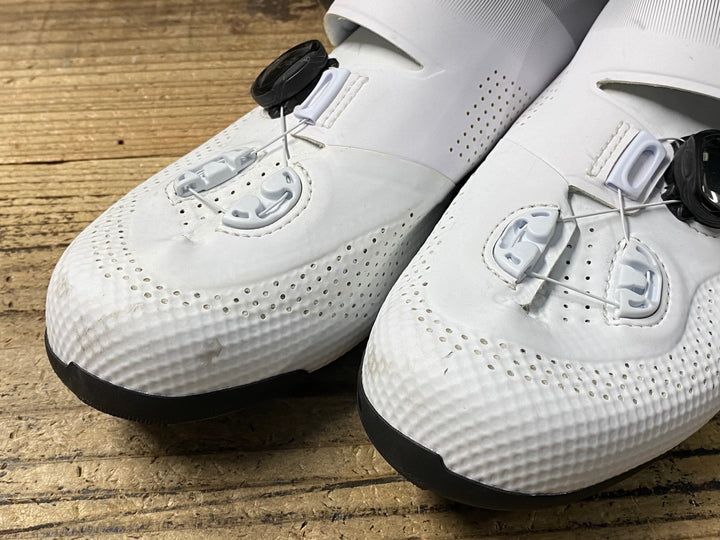KN119 シマノ SHIMANO RC7 SHRC702M W01E ビンディングシューズ 3穴 BOA 白 EU43