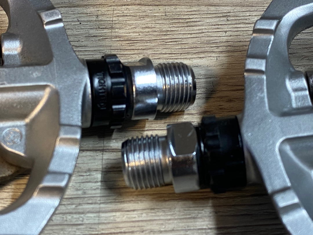 JO035 シマノ SHIMANO PD-A530 ビンディングペダル 片面フラット シルバー SPD