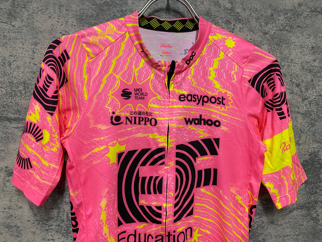 JV380 ラファ Rapha EF EDUCATION-EASYPOST MEN'S PRO TEAM JERSEY 半袖 サイクルジャージ ピンク S