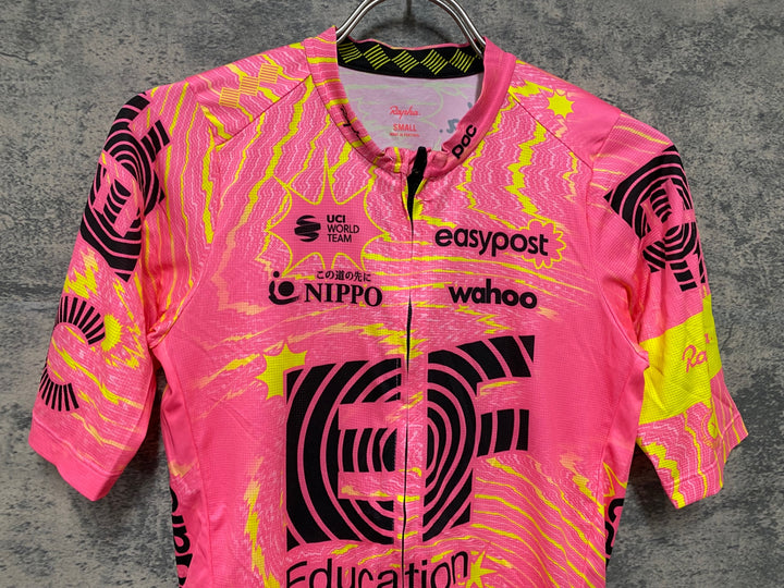 JV380 ラファ Rapha EF EDUCATION-EASYPOST MEN'S PRO TEAM JERSEY 半袖 サイクルジャージ ピンク S