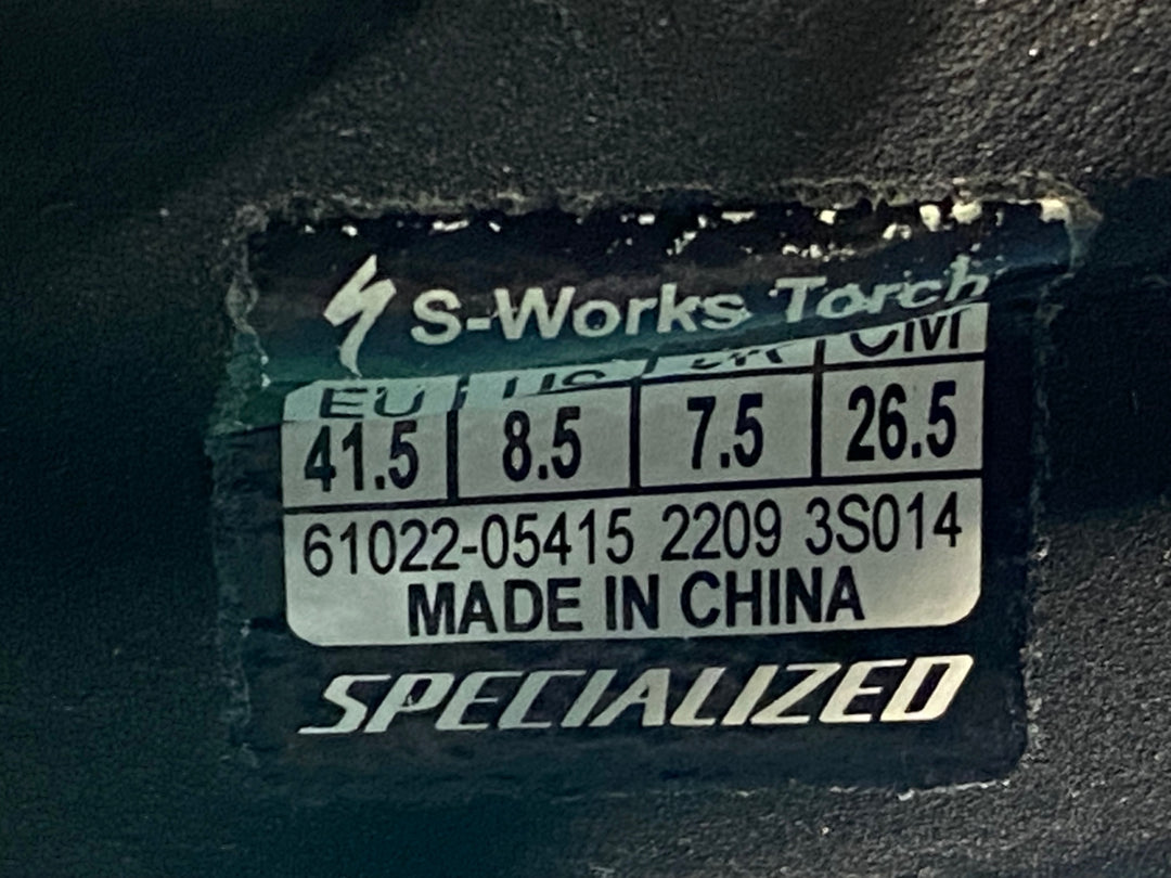JO767 スペシャライズド SPECIALIZED S-WORKS Torch ビンディングシューズ 紺 EU41.5 3穴