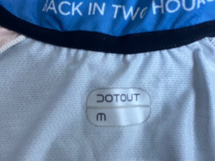 JU198 ドットアウト DOTOUT 半袖 サイクルジャージ M グレーオレンジ